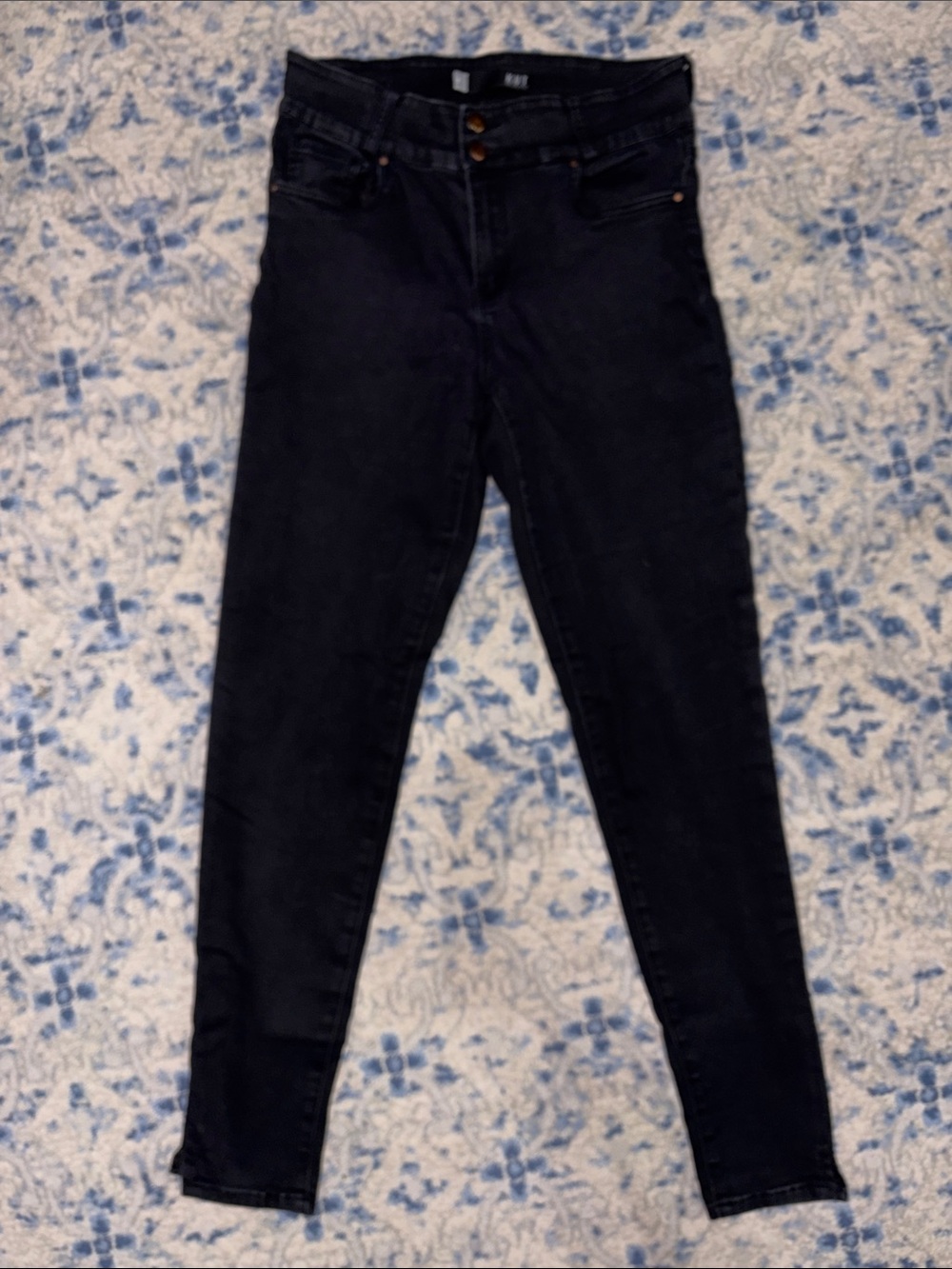 Kut from the Kloth Black Skinny Jeans - High Rise